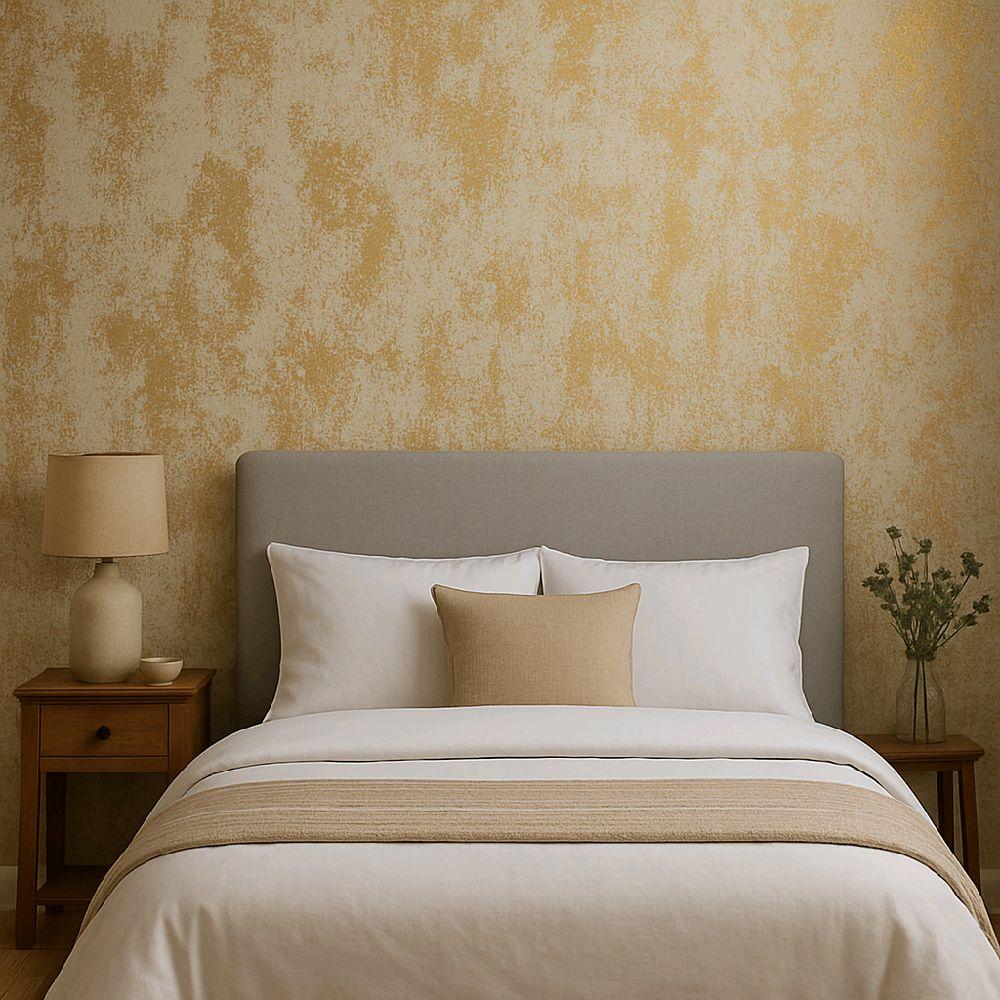 Metallic Marble Wallpaper (Gold): home kitchen