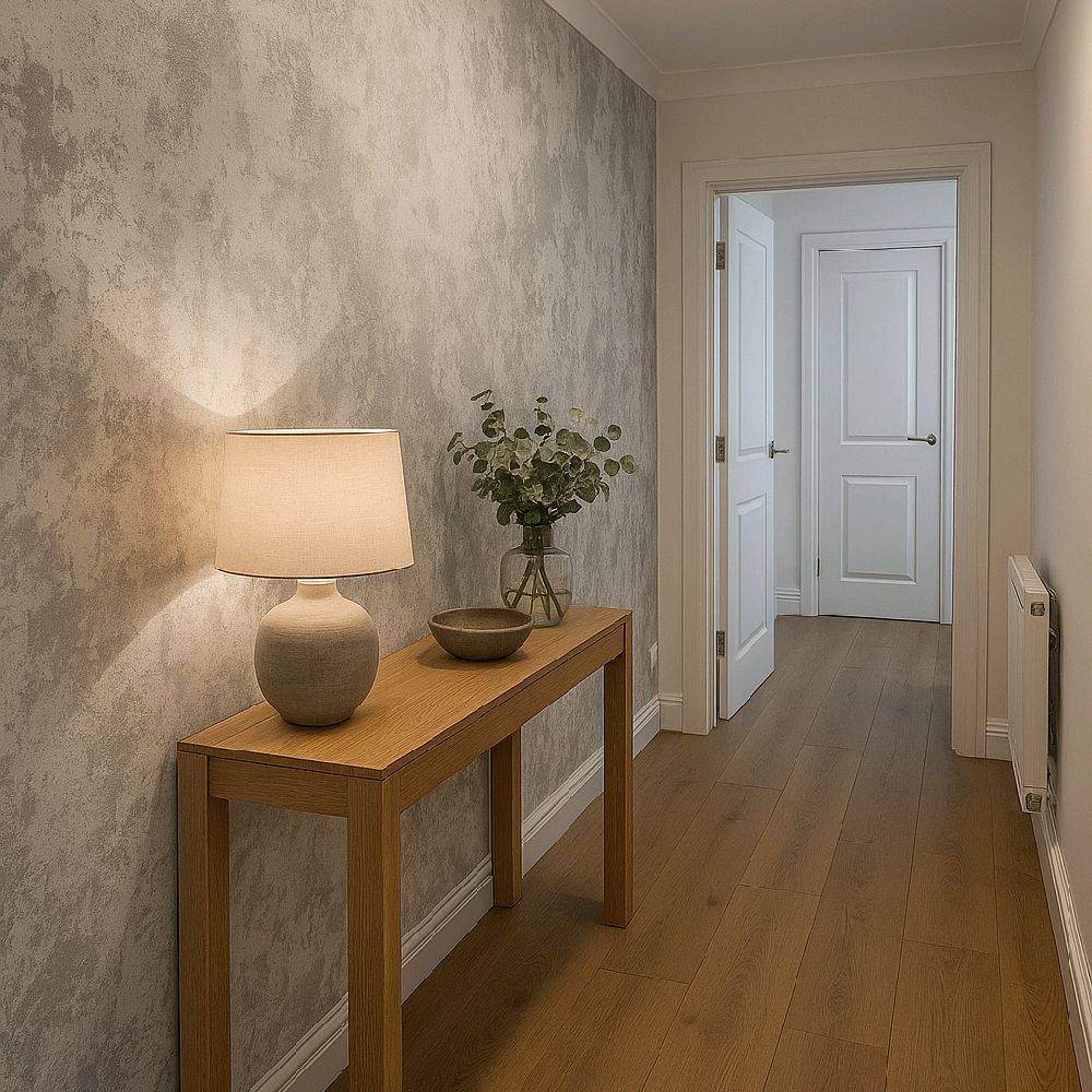 Metallic Marble Silver Wallpaper bedroom silver grey home kitchen