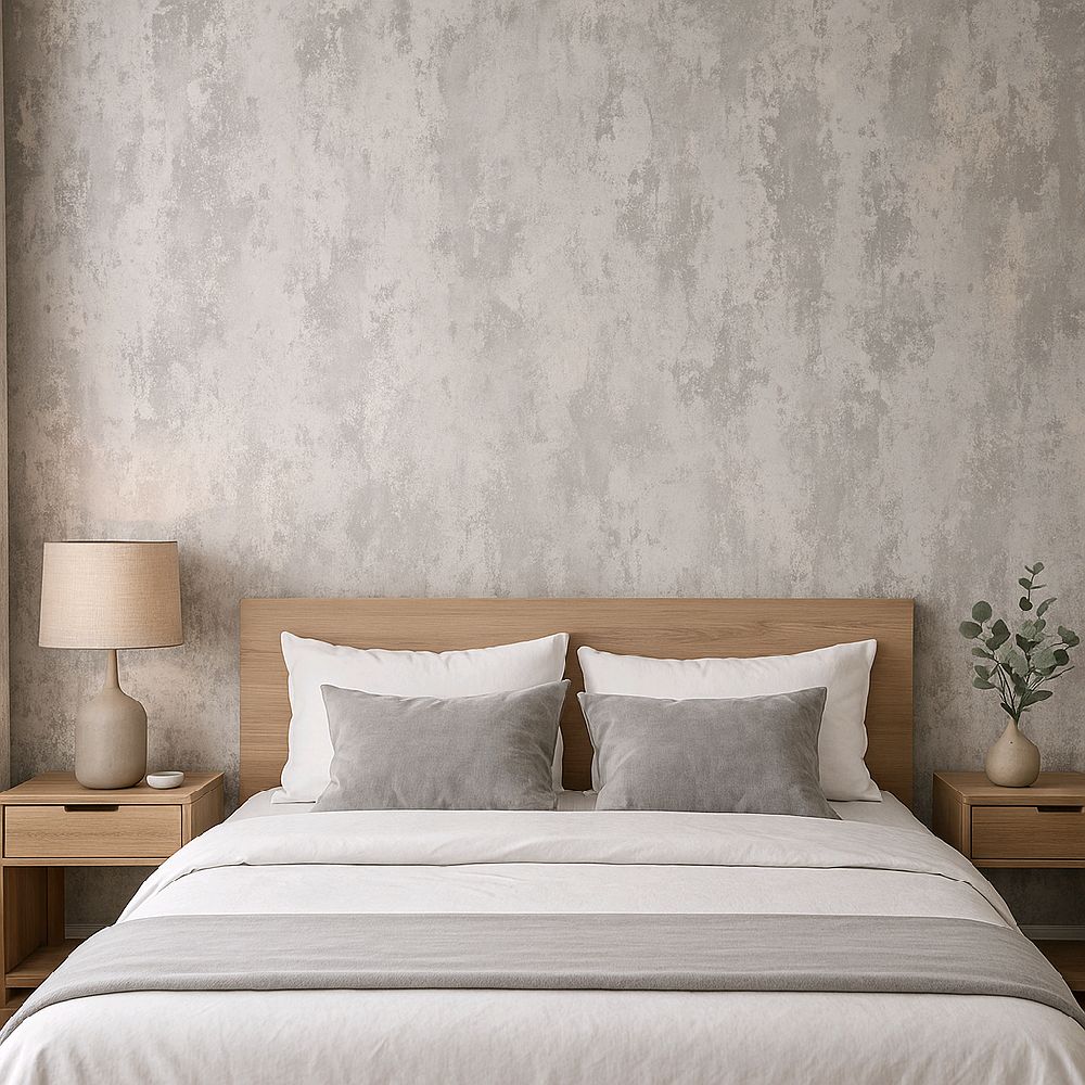Metallic Marble Silver Wallpaper bedroom silver grey home kitchen