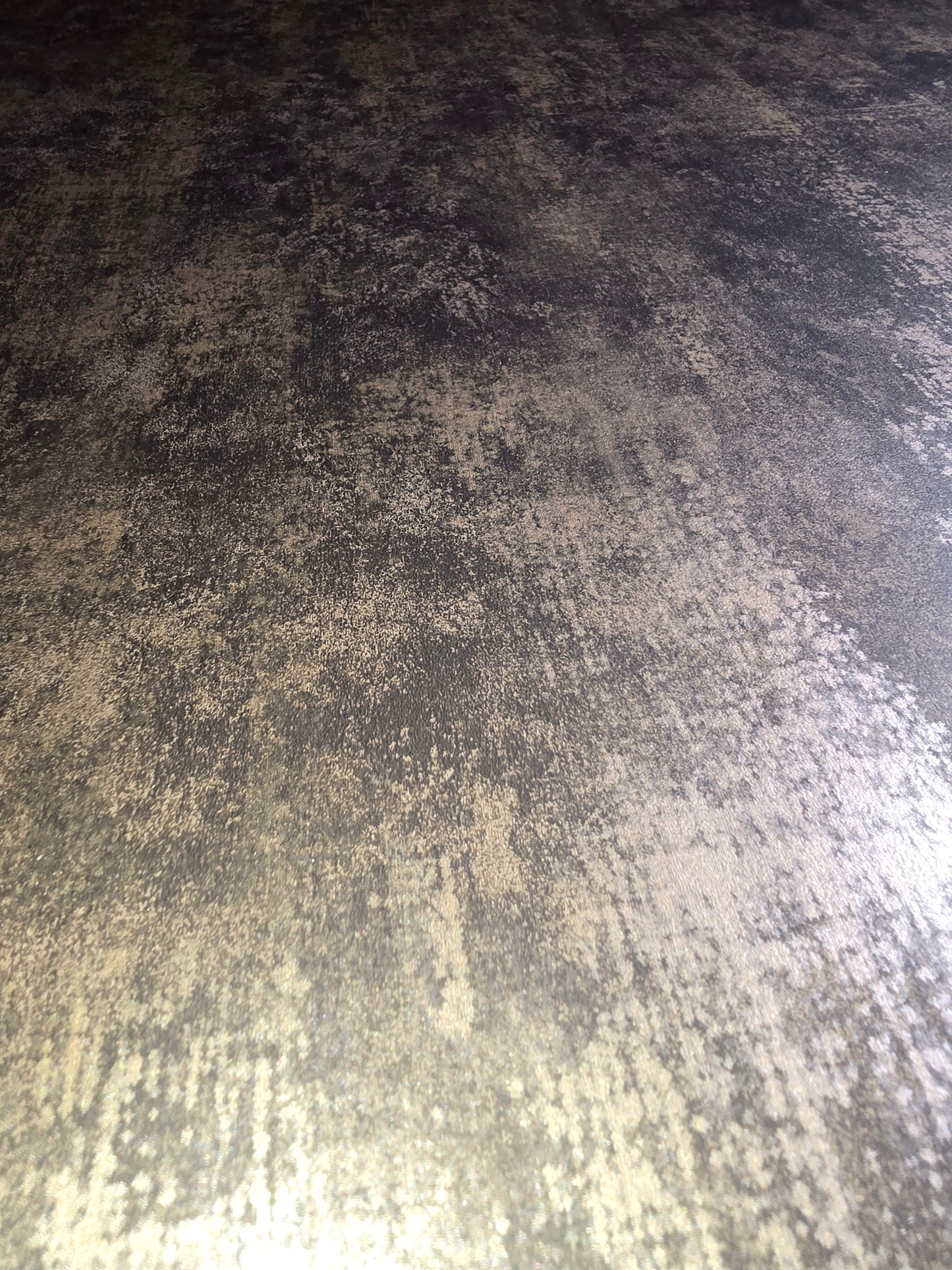 Concrete Charcoal & Copper Wallpaper ✨