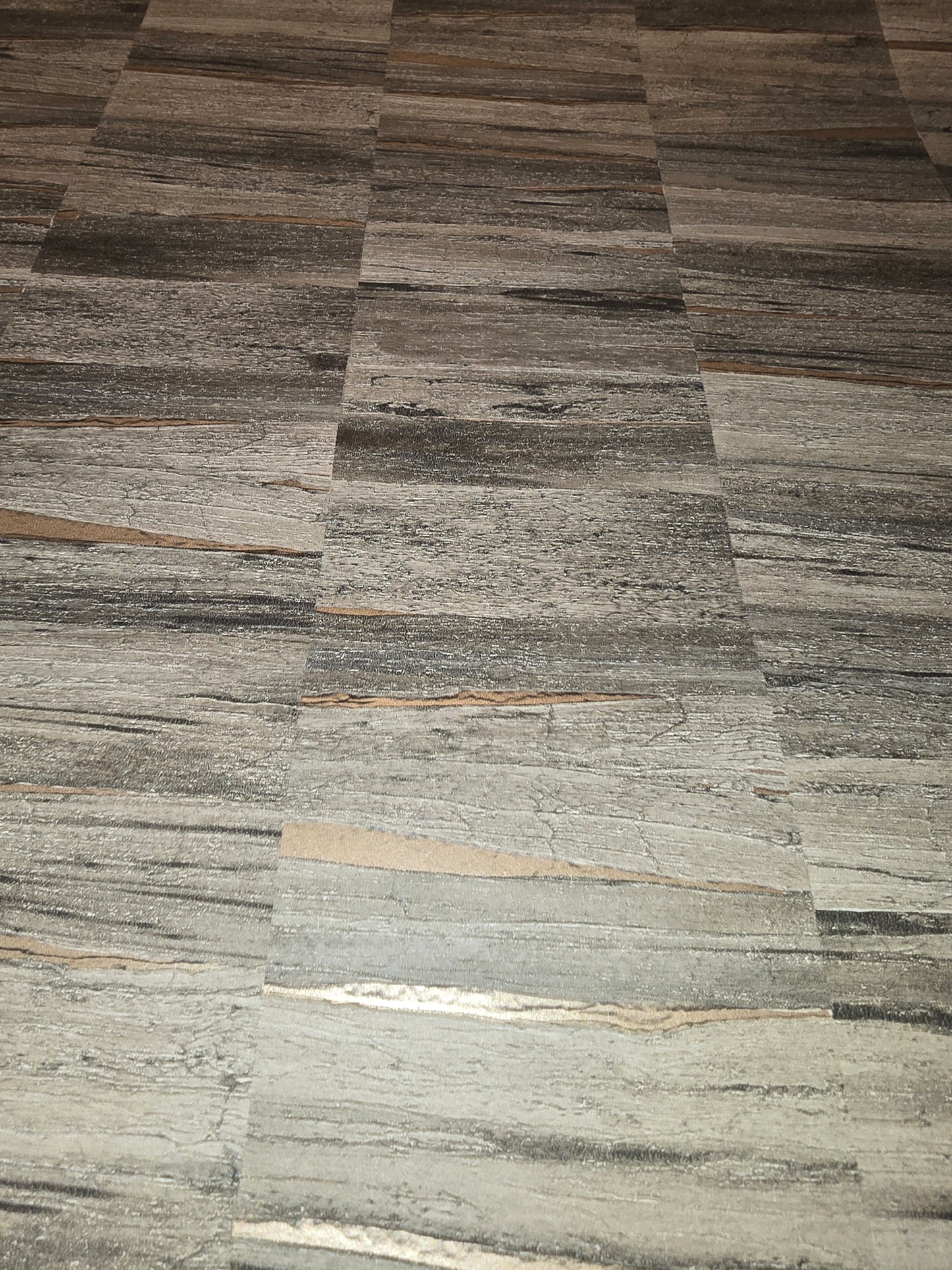 Metallic Wood Natural Copper Wallpaper – FD24900