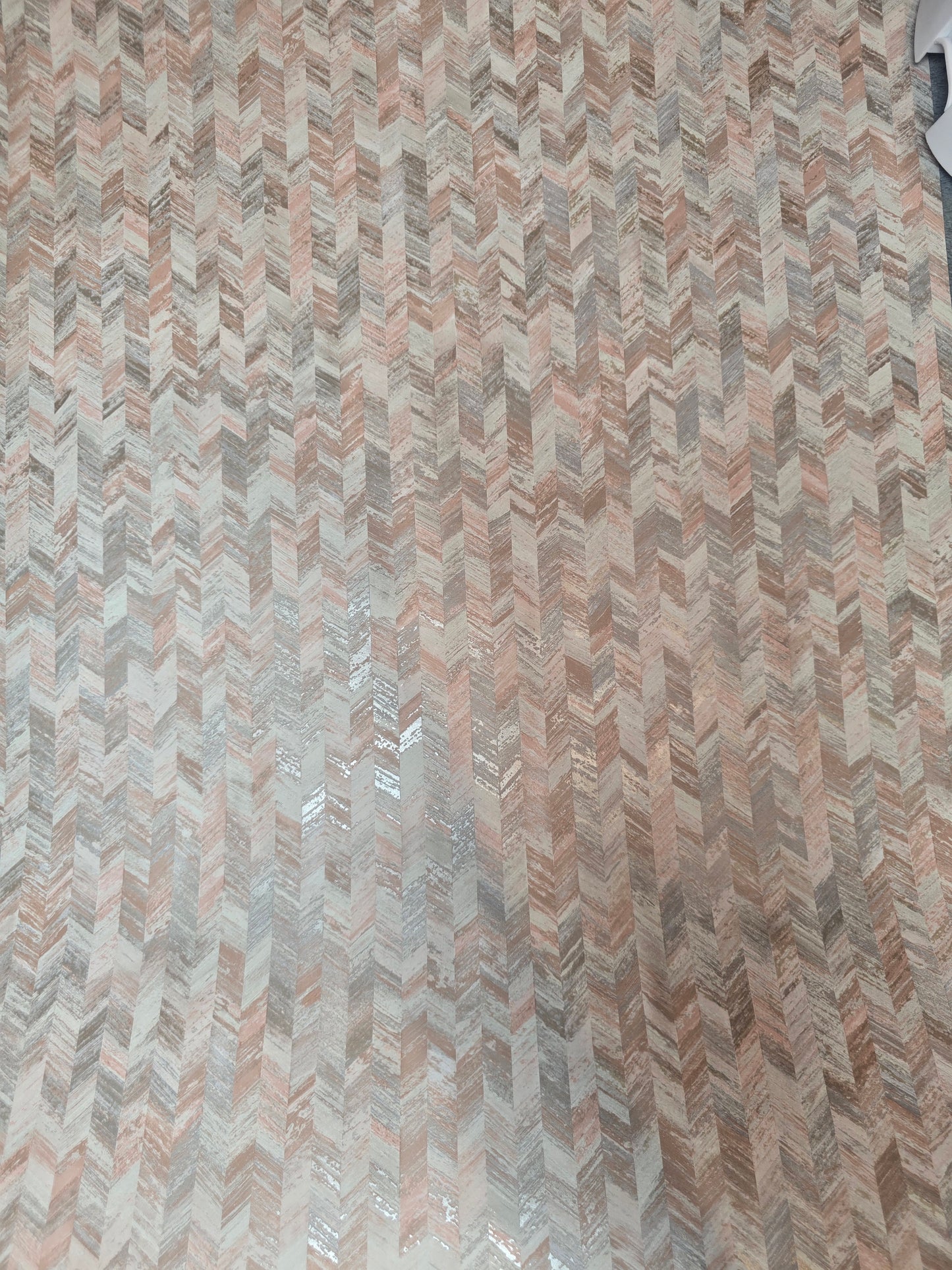 Saram Texture Warm Orange Shimmer Wallpaper (91290)