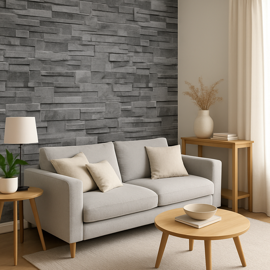 Thorn Slate Charcoal Wallpaper