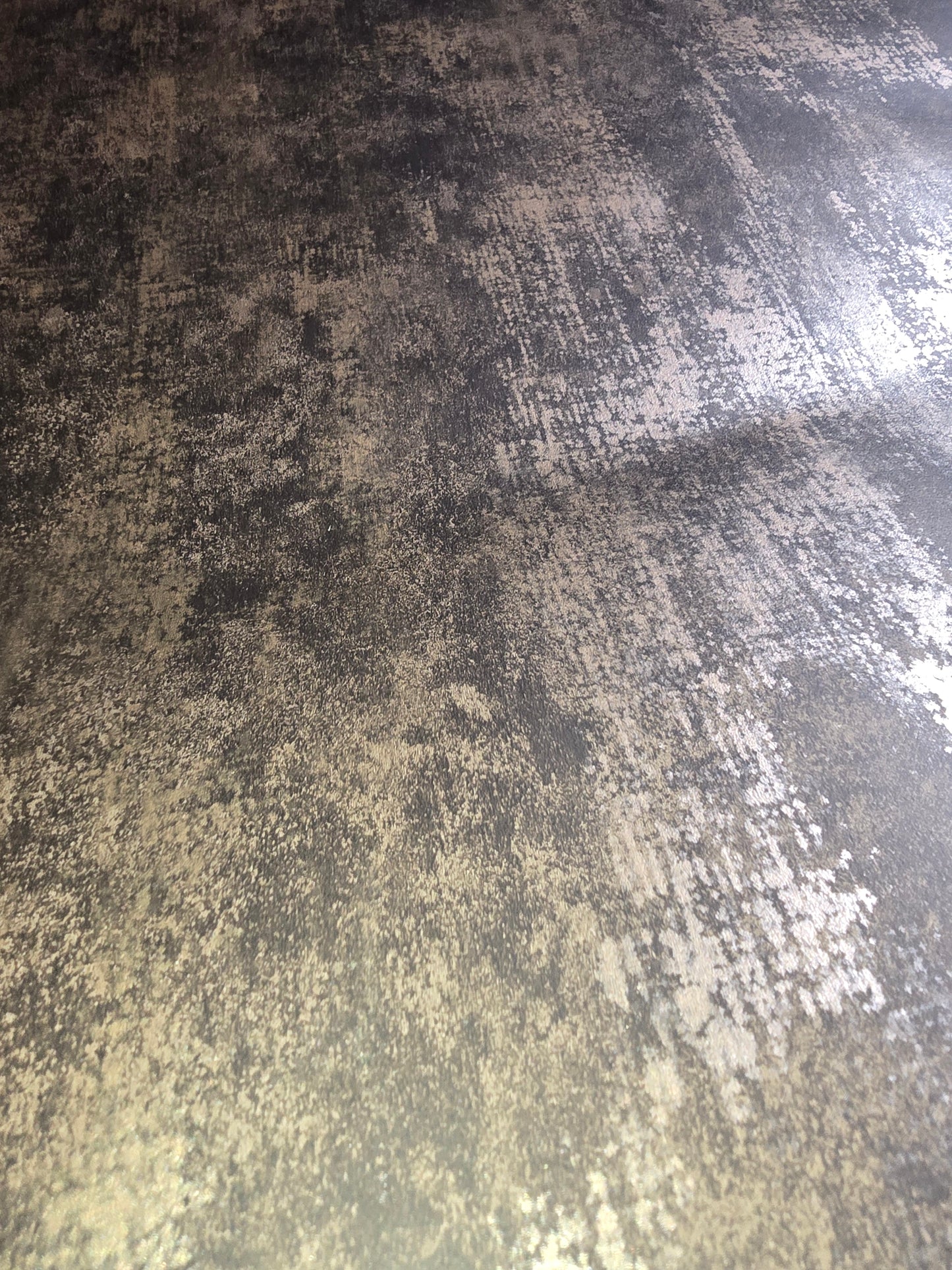 Concrete Charcoal & Copper Wallpaper ✨