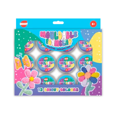 Snowflake Clay 12 Pack Soft Fluffy Modelling Clay for Kids