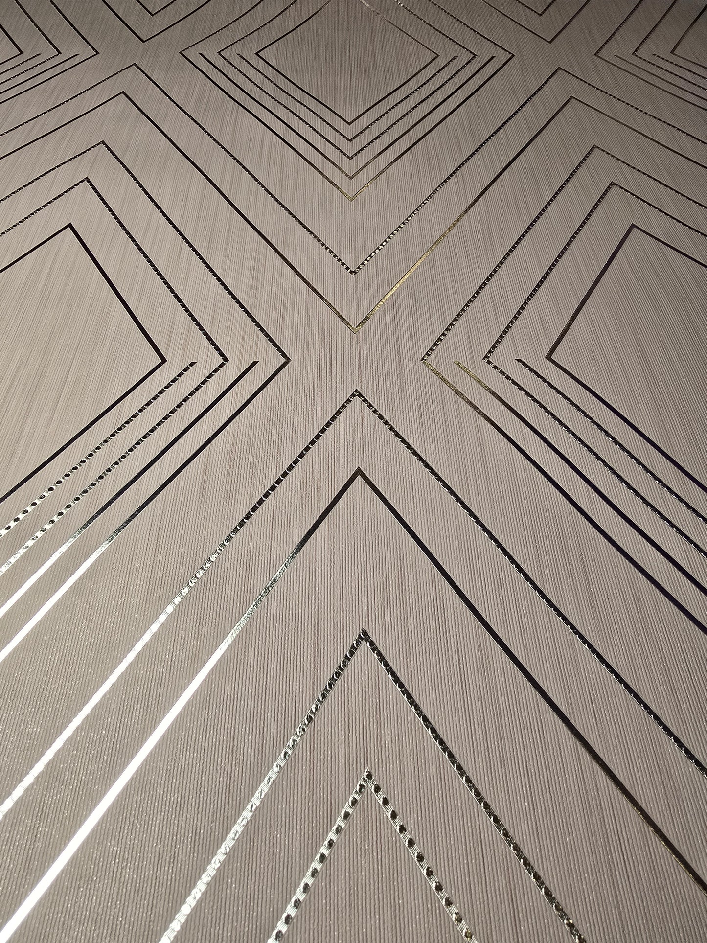 Alba Blush & Silver Metallic Wallpaper – 703041