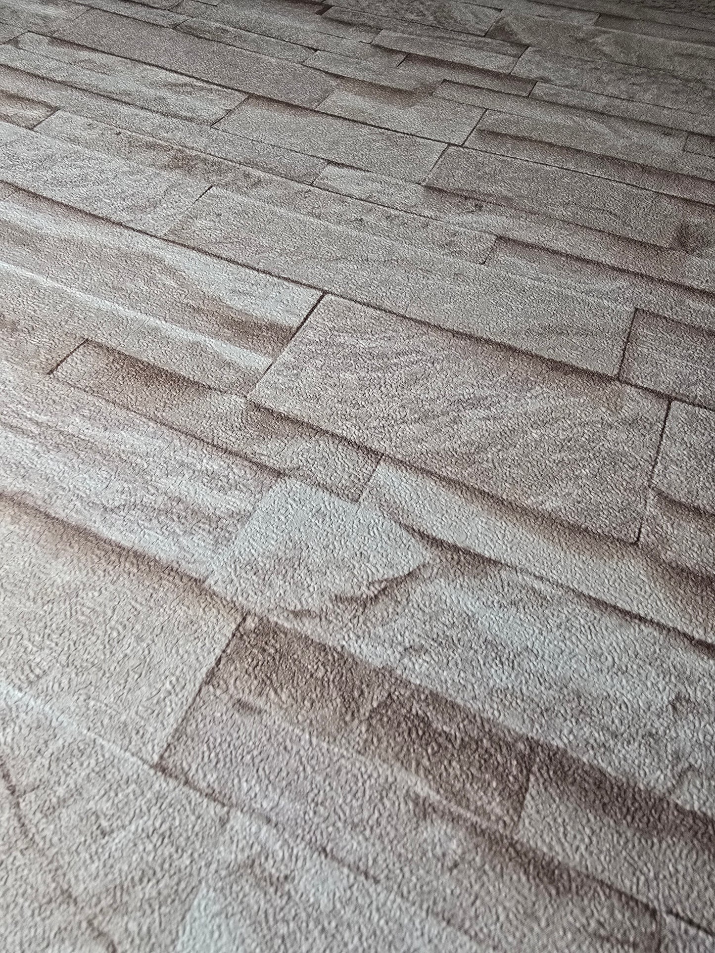 Natural Beige Stone Effect Wallpaper (02363-50)