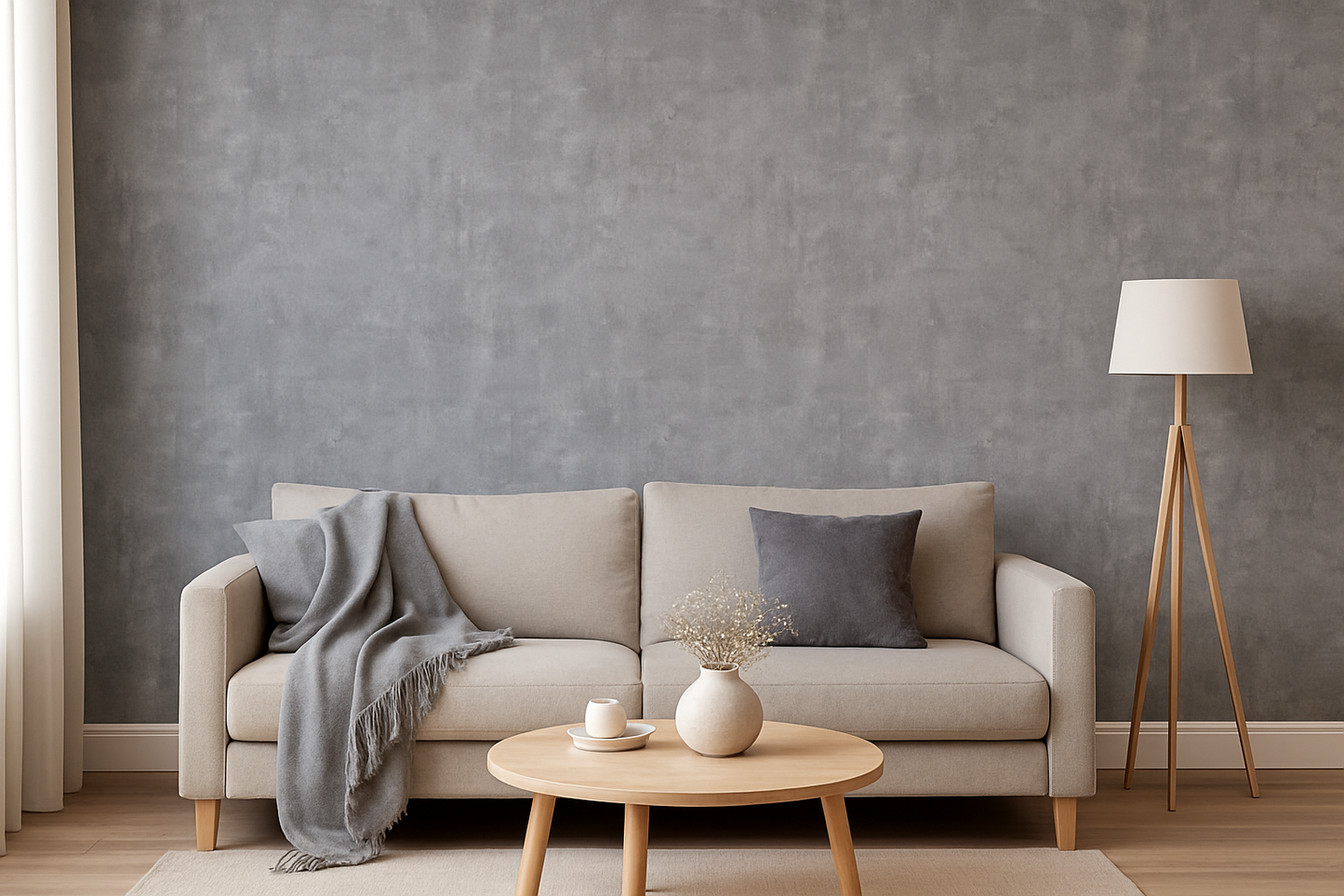 Slate & Silver Wallpaper