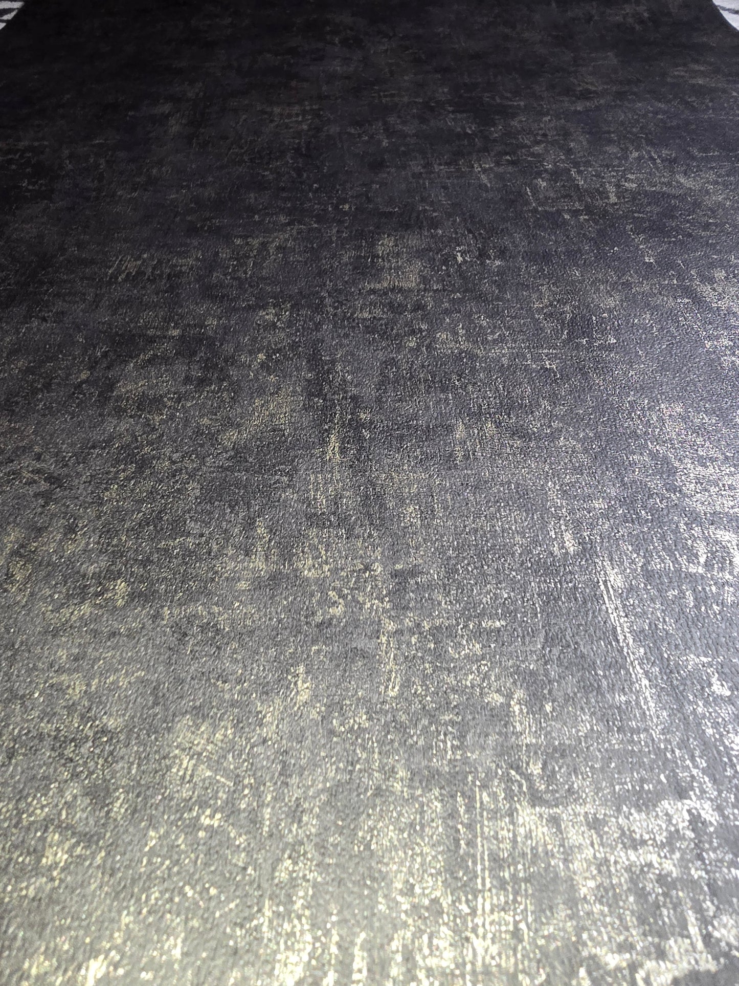 Travis Texture Charcoal & Gold Wallpaper ✨