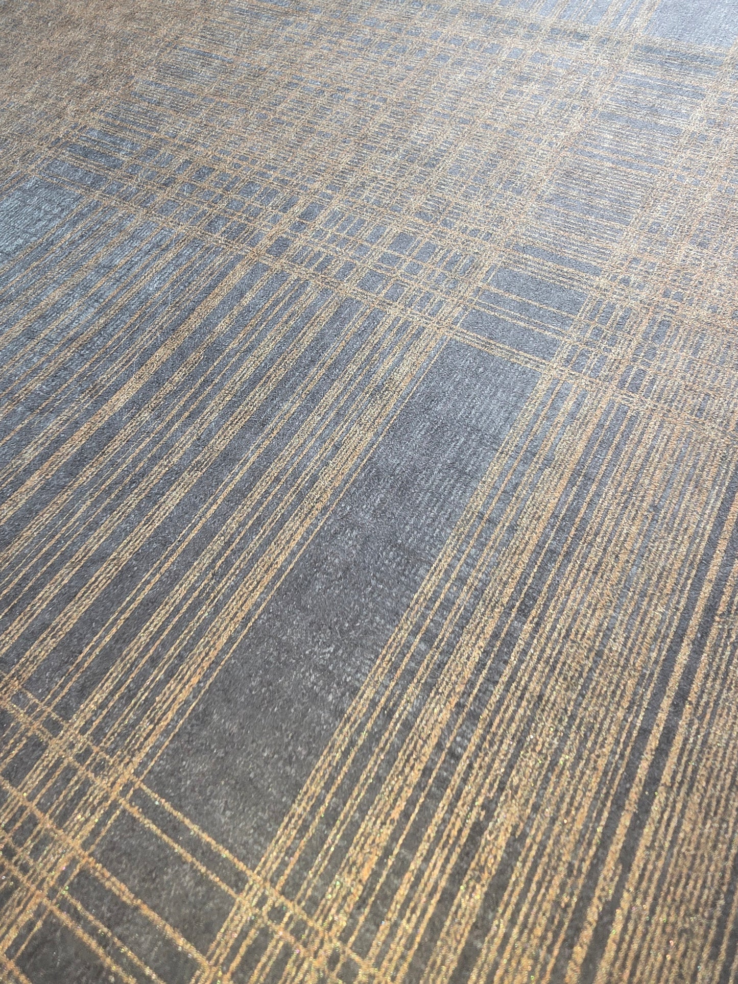 Casadeco Bain Black & Gold Check Wallpaper β 2179 91 39