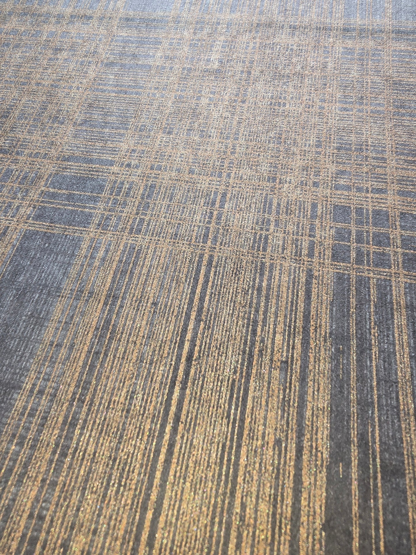 Casadeco Bain Black & Gold Check Wallpaper β 2179 91 39