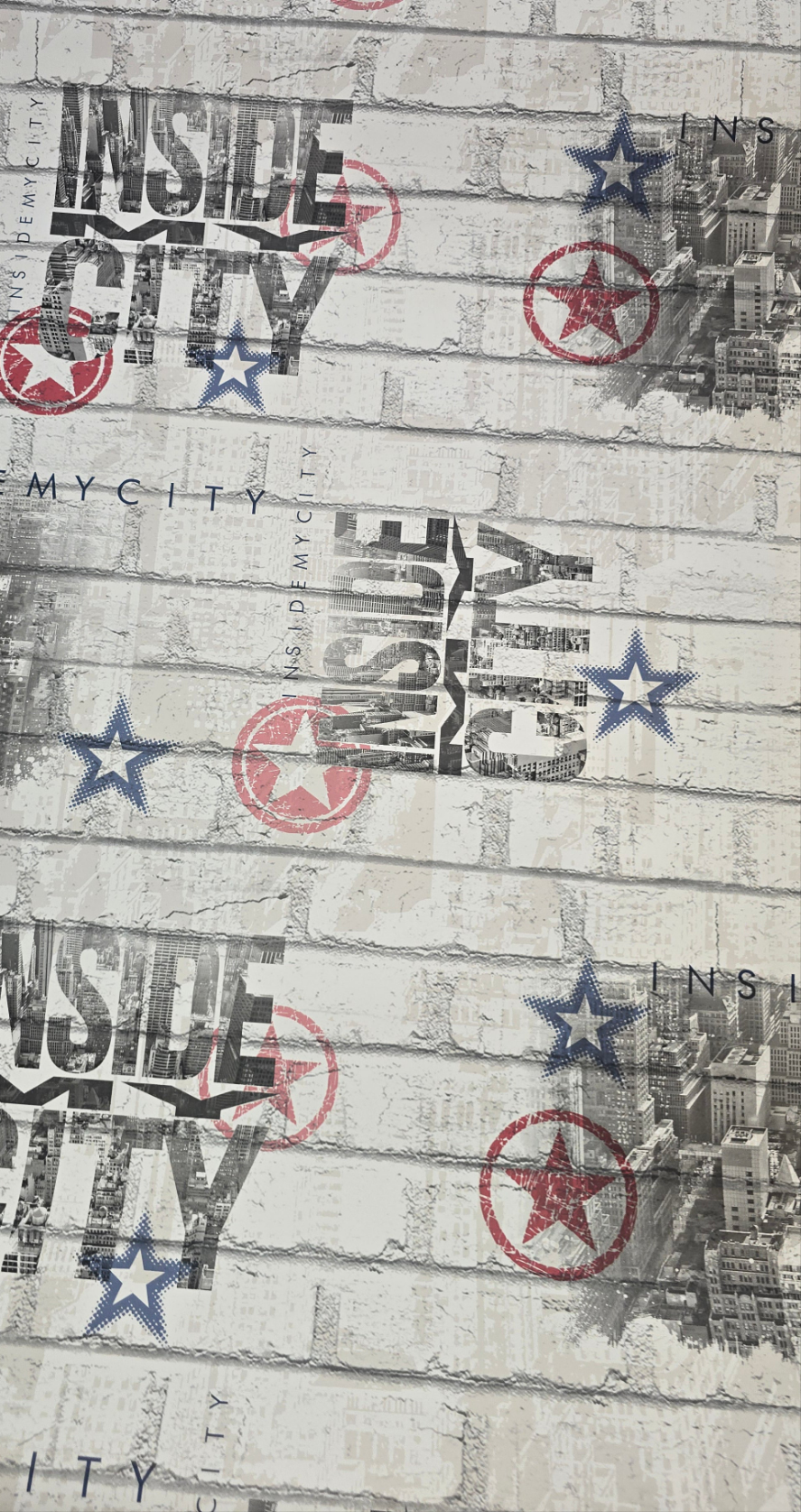 Inside City Brick Effect Wallpaper