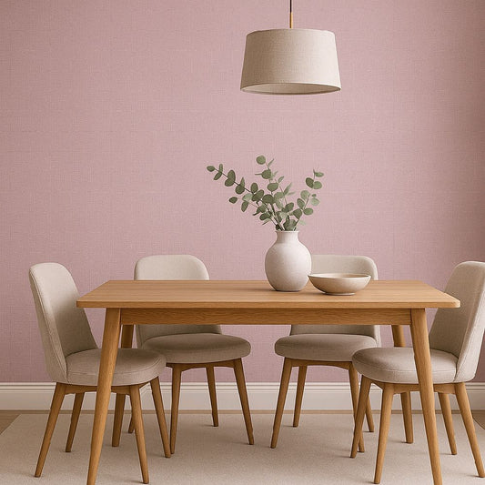 Morning mist. Lilac Textured Wallpaper for Home Decor - Soft Pink Wallcovering with Distinctive Texture kitchen