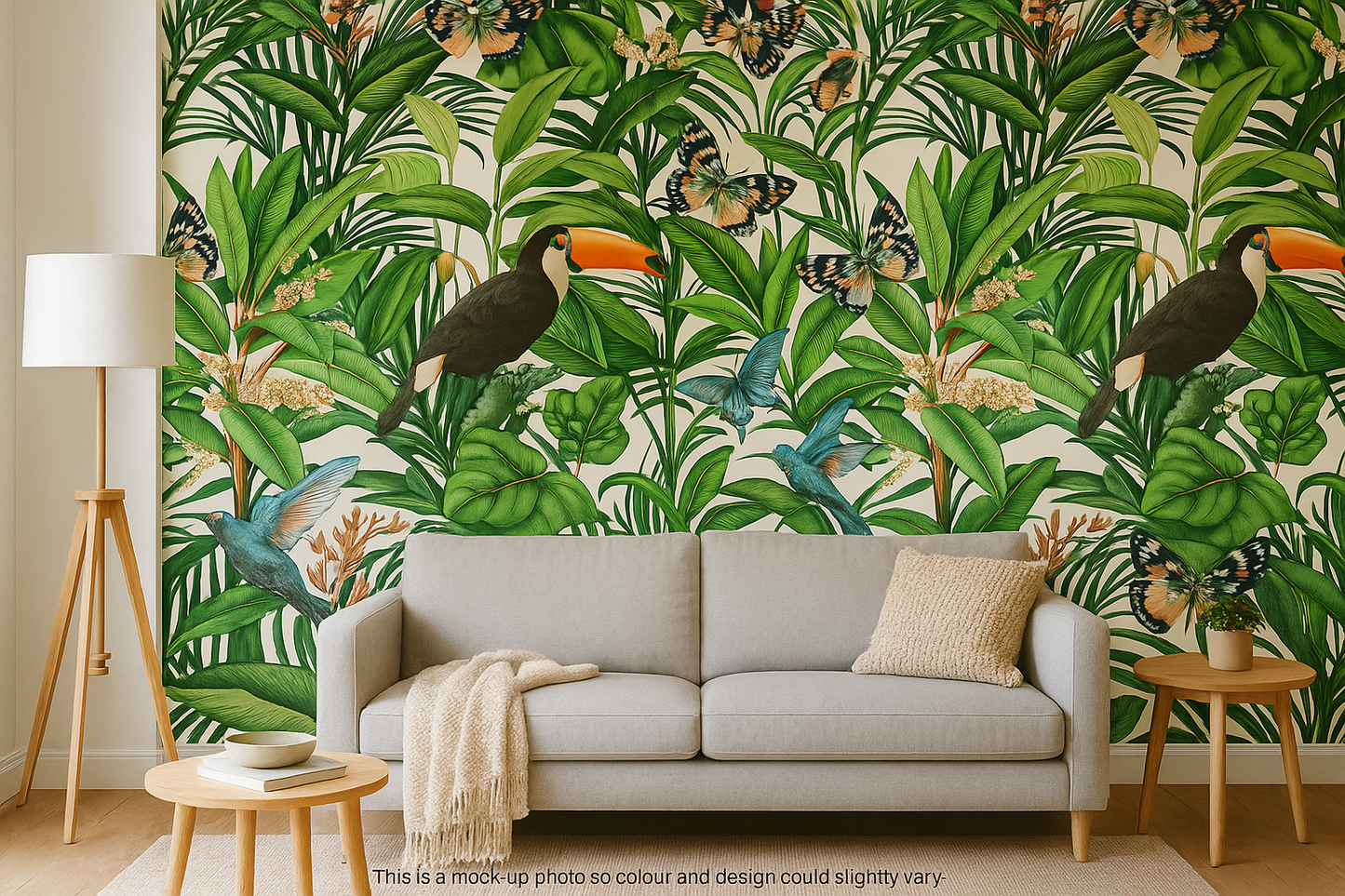 Paradisio 2 Tropical Toucan & Butterfly Wallpaper (10121-07)