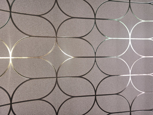Luxury Foil Geometric Rose Gold Wallpaper – FD42805