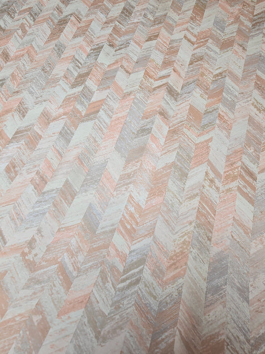 Saram Texture Warm Orange Shimmer Wallpaper (91290)