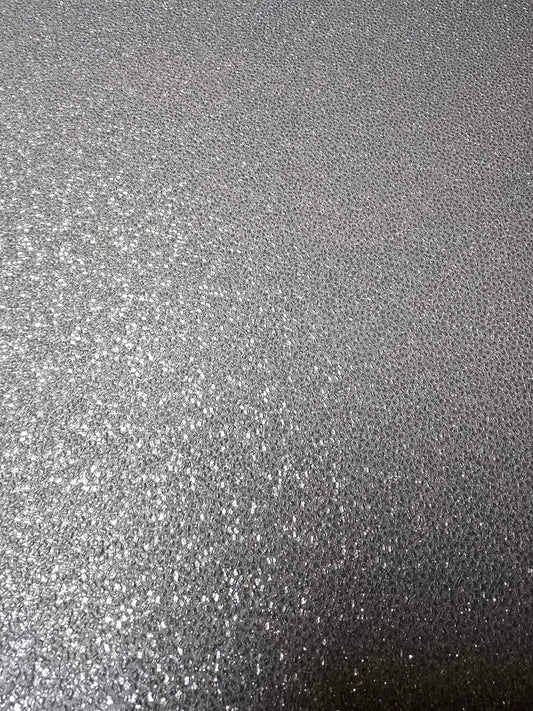 Muriva Texture Charcoal Glitter Wallpaper – Luxury Sparkle Vinyl Paste The Wall (205301)