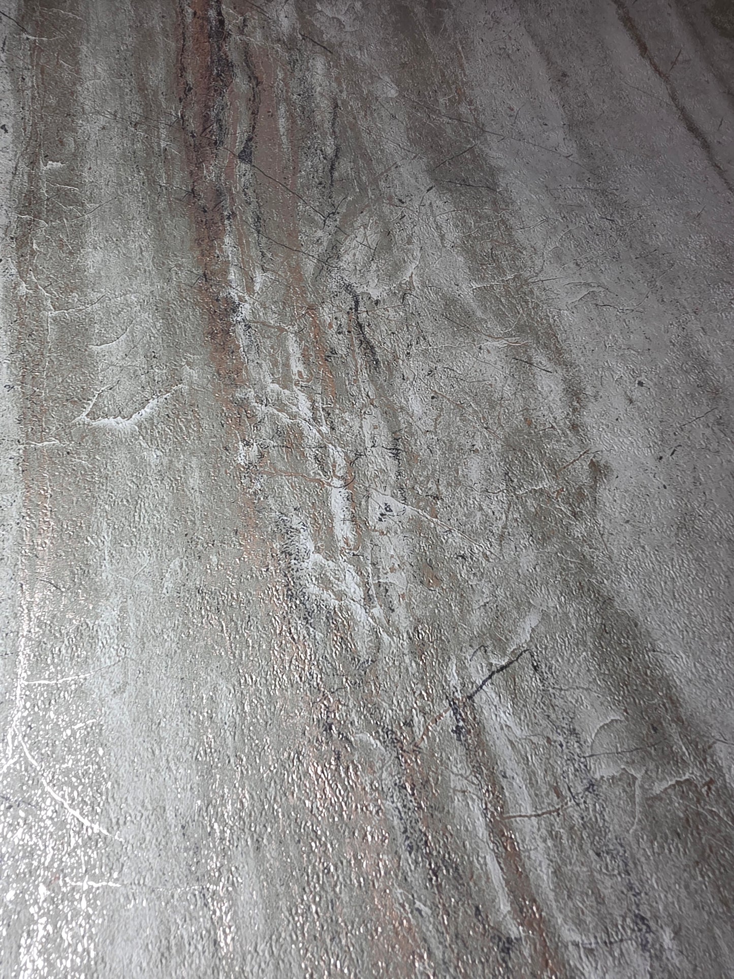 Vertical Marble Green, sage Textured Wallpaper – Debona (5043)