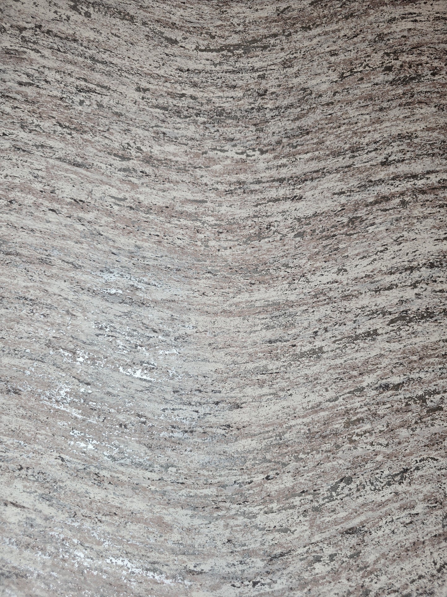 Industrial Wave Neutral Textured Metallic Wallpaper (65776)