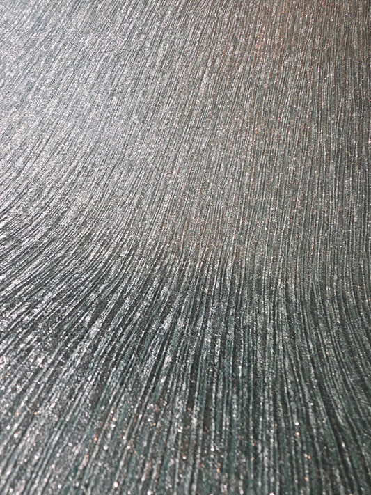 Crystal Green Glitter Vinyl Wallpaper – Luxury Shimmer Plain Textured (9016)