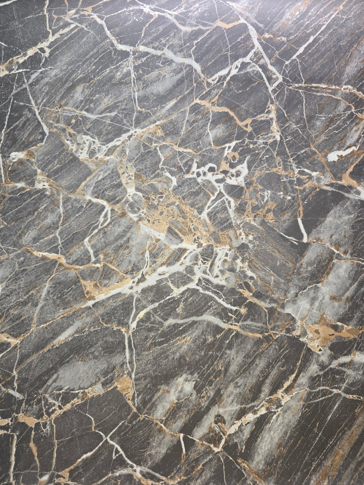 Carbon Onyx Charcoal Marble Effect Luxury Wallpaper – M1749