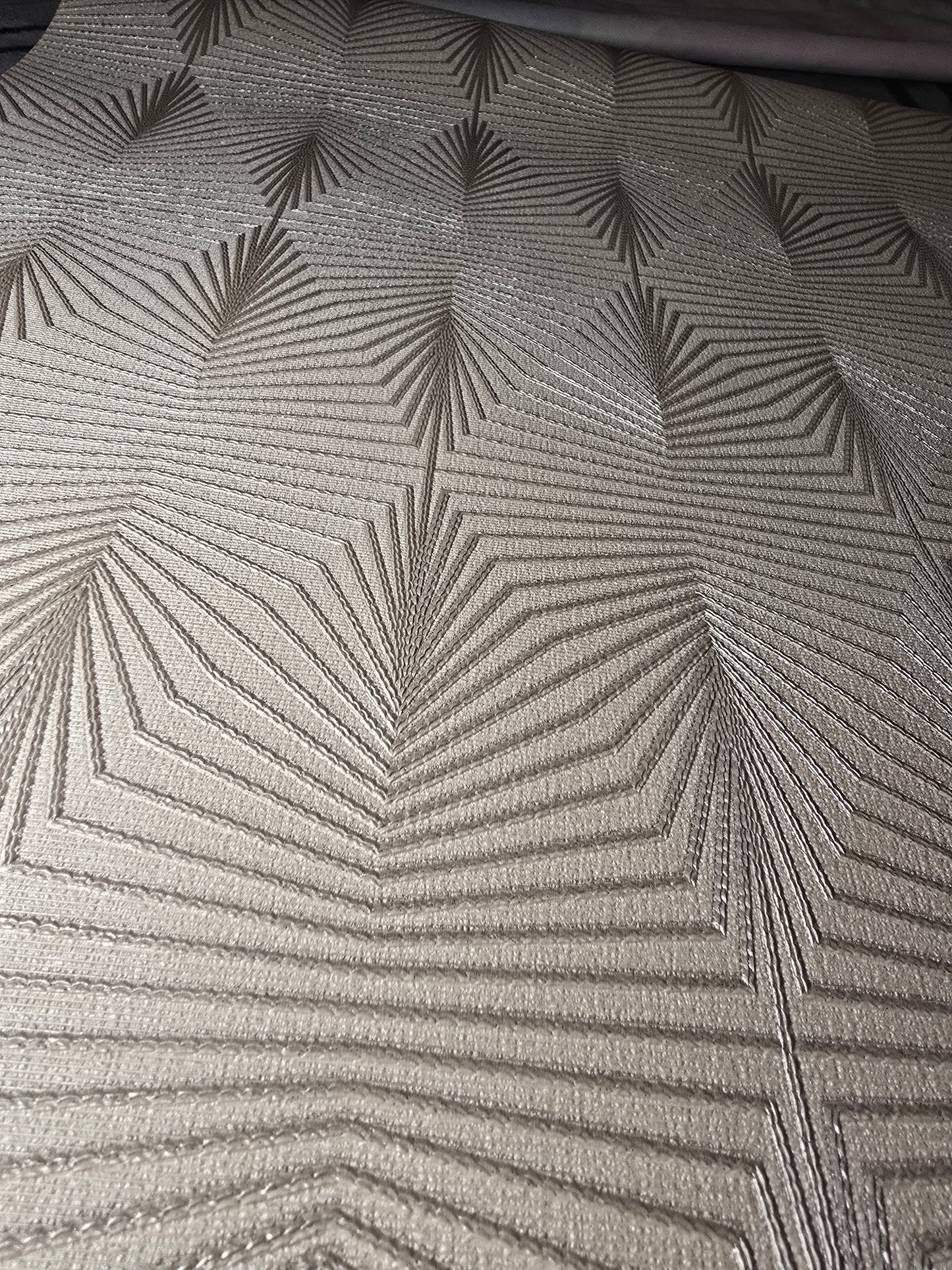 Geometric 3D Textured Wallpaper – 801301