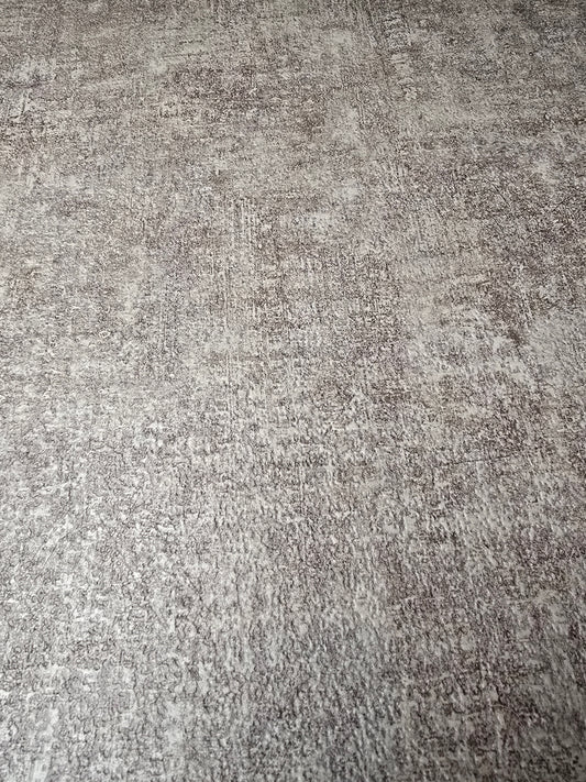 Slightly Imperfect Industrial Concrete Effect Wallpaper – Textured Taupe / brown Plaster Finish (105)
