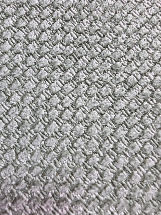 Meaux Textured Plain Wallpaper – Soft Green Luxury Weave Effect (203210)