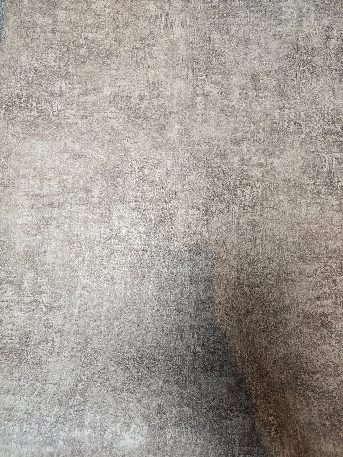Slightly Imperfect Industrial Concrete Effect Wallpaper – Textured Taupe / brown Plaster Finish (105)