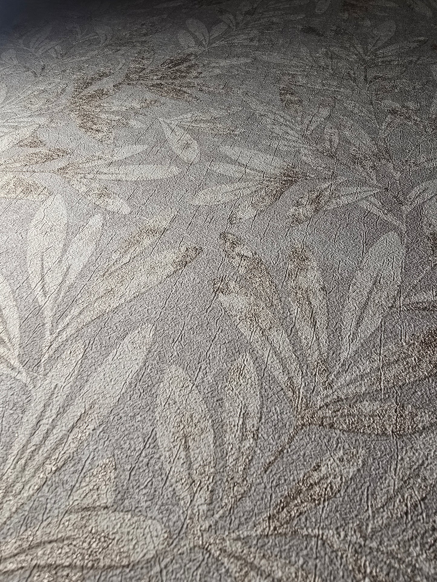 Willow Trail Neutral Textured Leaf Wallpaper – 204802