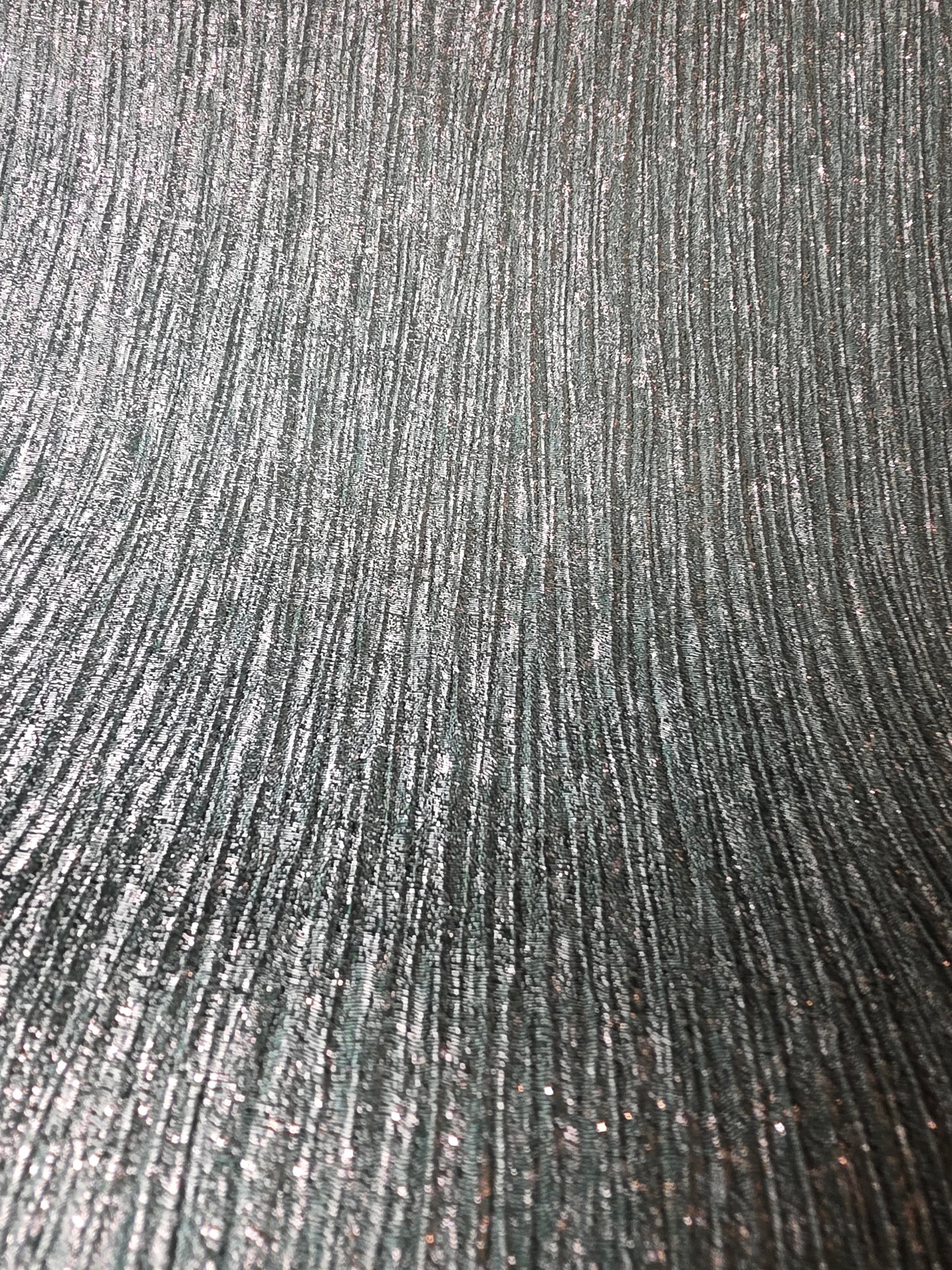 Crystal Green Glitter Vinyl Wallpaper – Luxury Shimmer Plain Textured (9016)