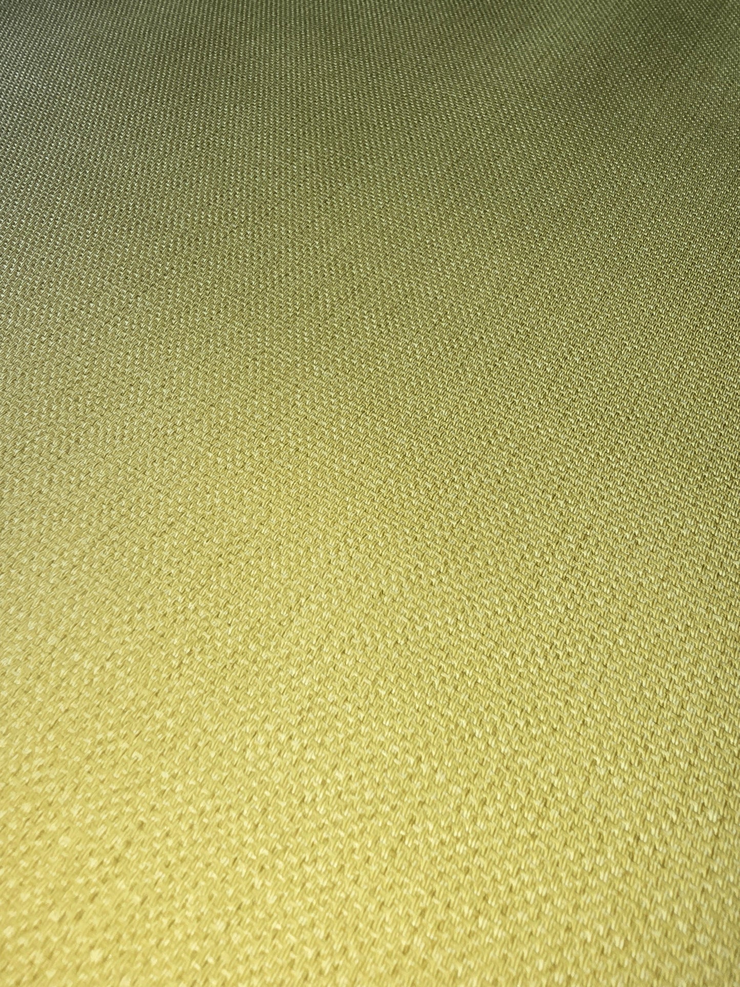 Textured Vinyl Wallpaper in a fresh lime-mustard tone