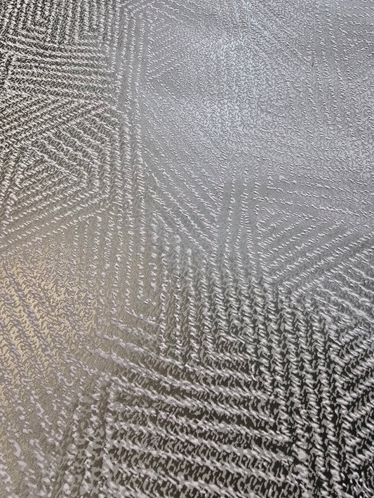 Atakora Green Geometric Textured Wallpaper – Premium Metallic Finish (65893)