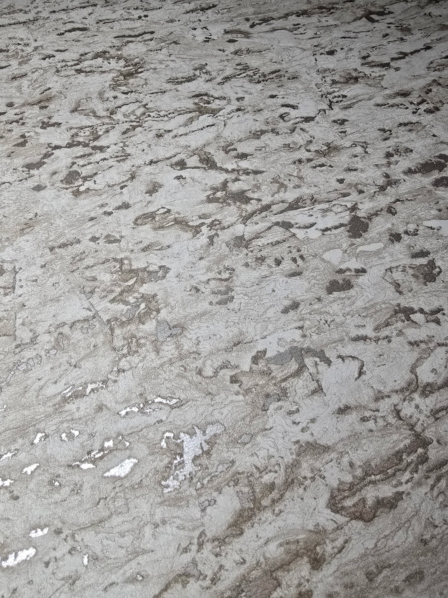 Stone Marble Effect Wallpaper – Neutral Beige Textured Feature Wall (UK20807)