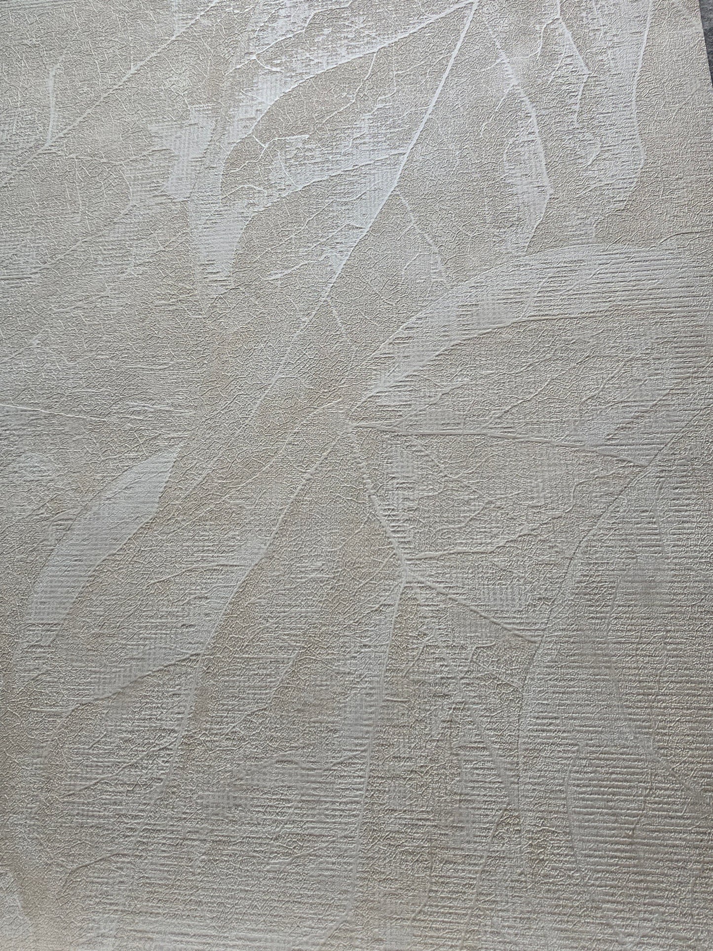 Vymura Luxury Vinyl Neutral Leaf Textured Wallpaper – M95662