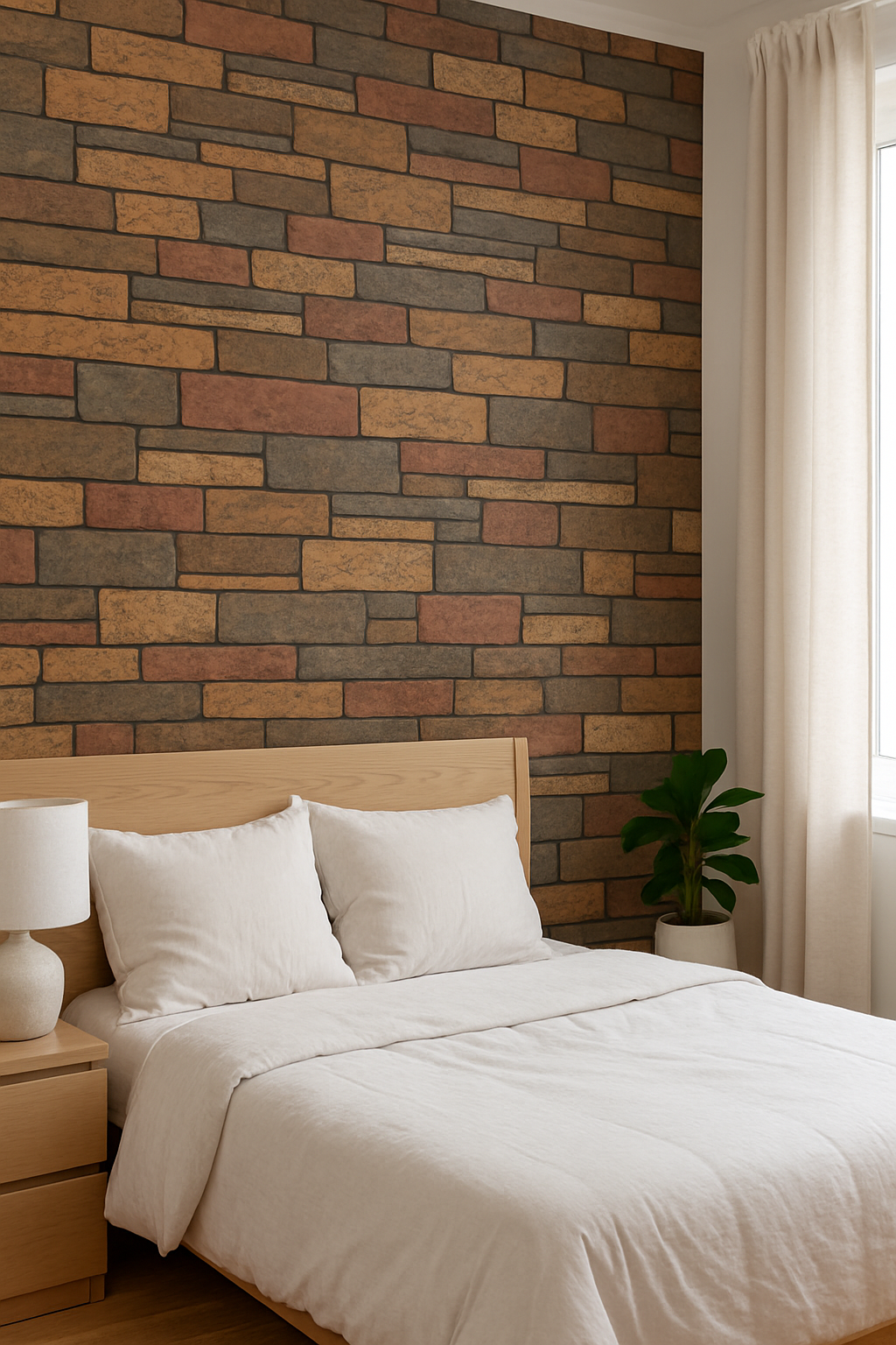 Brick Effect Wallpaper