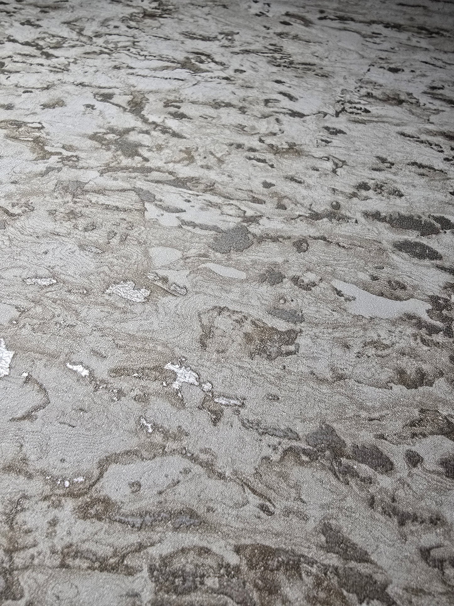 Stone Marble Effect Wallpaper – Neutral Beige Textured Feature Wall (UK20807)