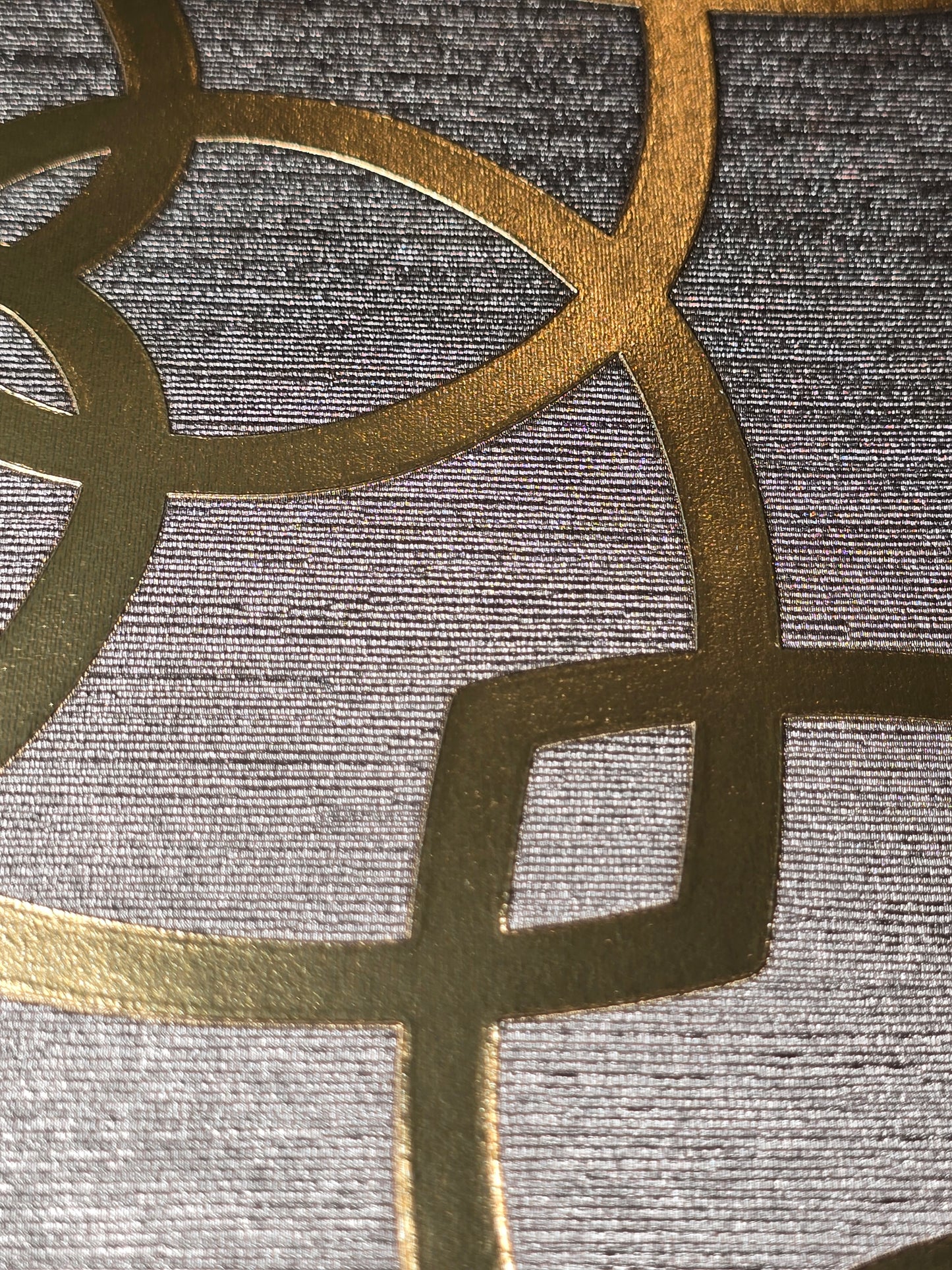 Marrakech Warm Gold & Grey Metallic Wallpaper – 601537