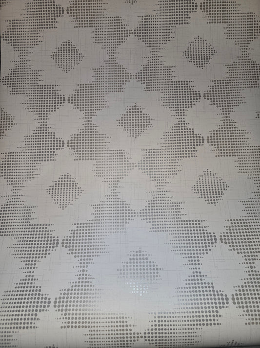 Silver Geometric Dot Design Fine Non-Woven Wallpaper – FD255523 ✨