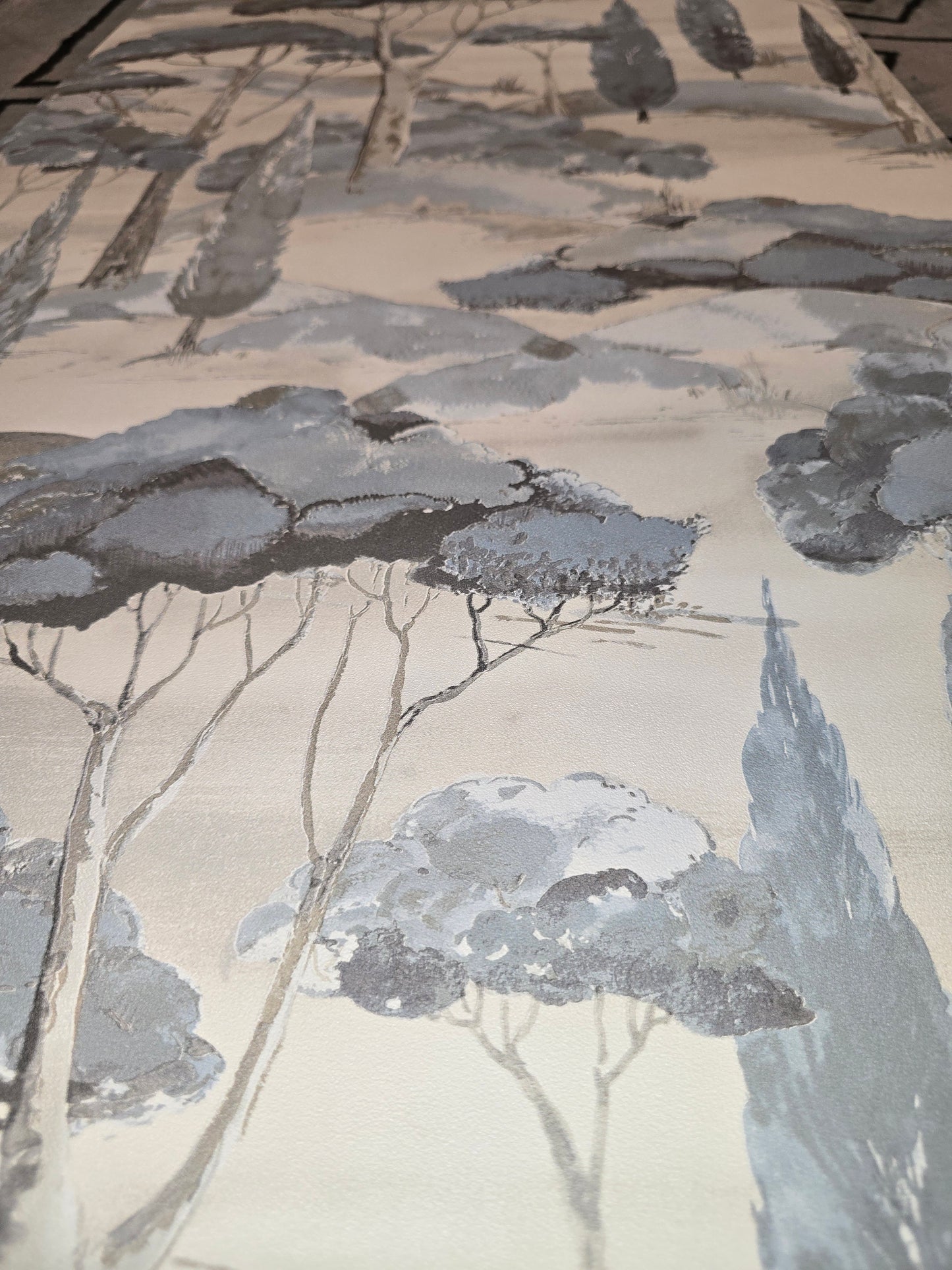 Grey Woodland Forest Wallpaper