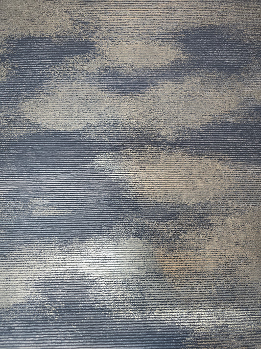 Navy Textured Cloud-Effect Wallpaper (65861)