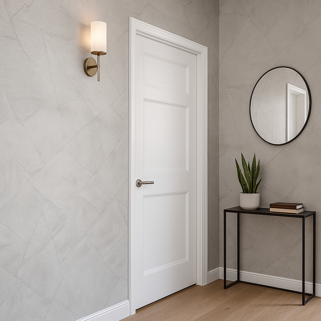 taupe Textured Concrete Wallpaper  (10319-37)