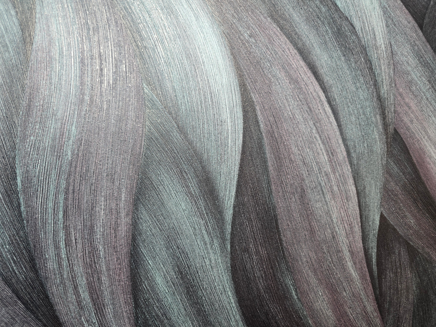 Casual Chic Metallic Wave Wallpaper (10257-18)