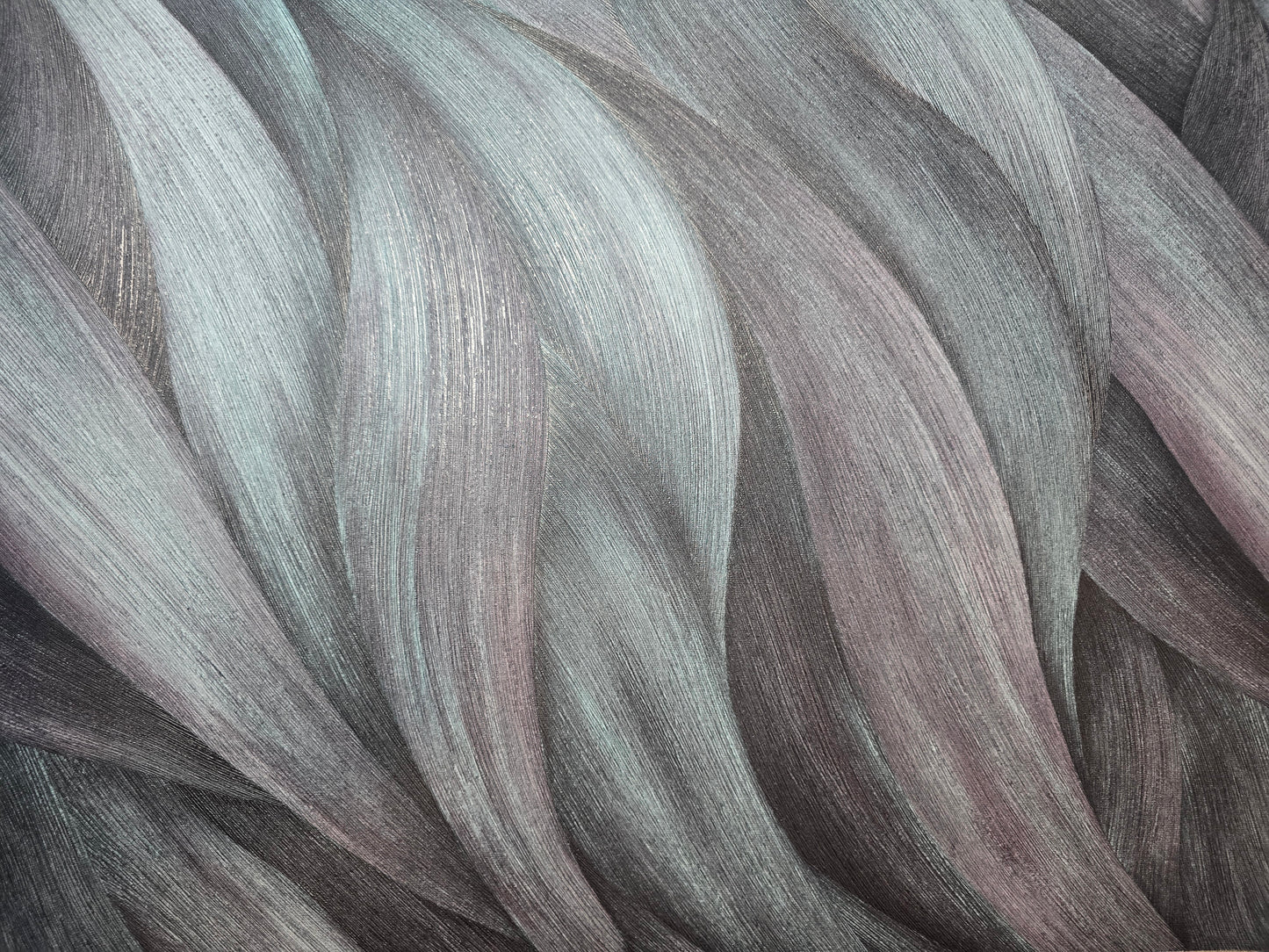 Casual Chic Metallic Wave Wallpaper (10257-18)