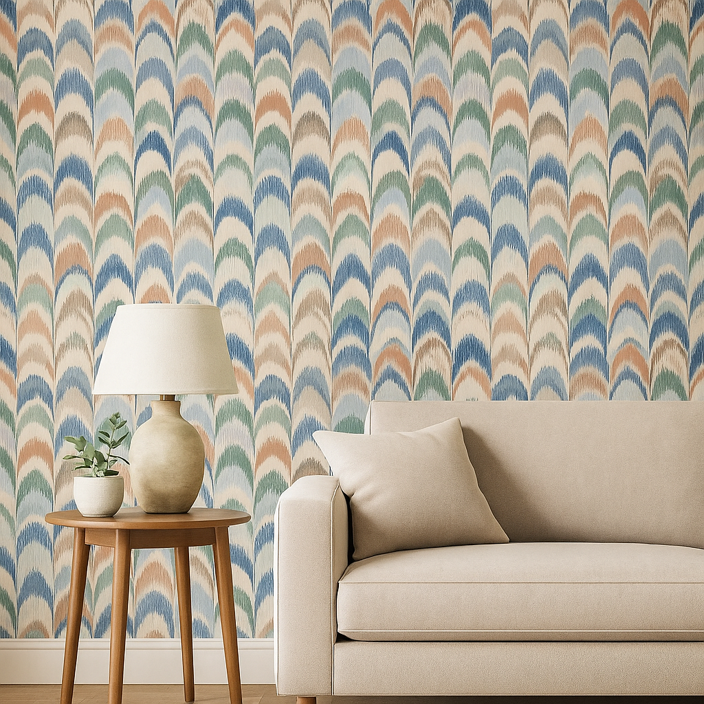 Ruba Multi Feather Effect Textured Wallpaper (36131)