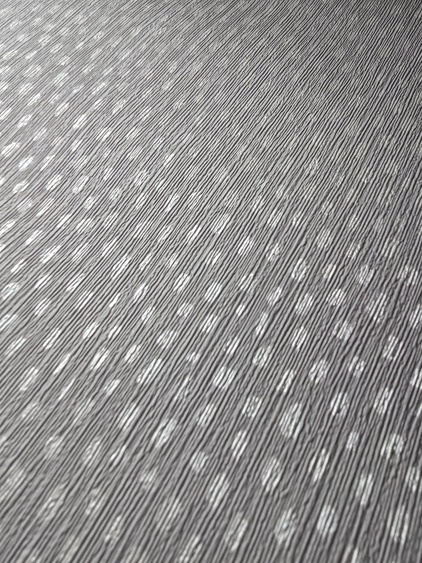 Pinto Textured Grey Dot Pattern Wallpaper (36141)