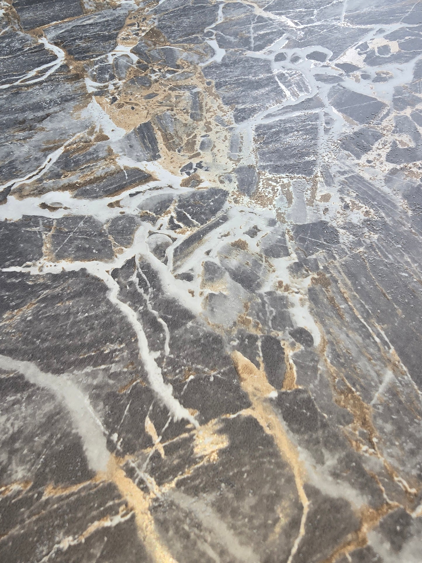 Carbon Onyx Charcoal Marble Effect Luxury Wallpaper – M1749