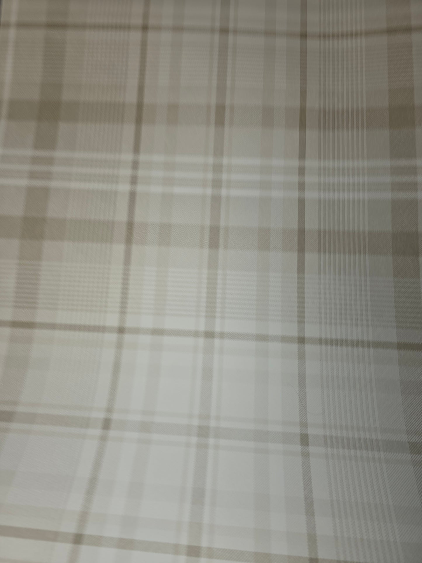 Kirkham Check Neutral Tartan Wallpaper Classic Beige Cream Feature Wall (14180)
