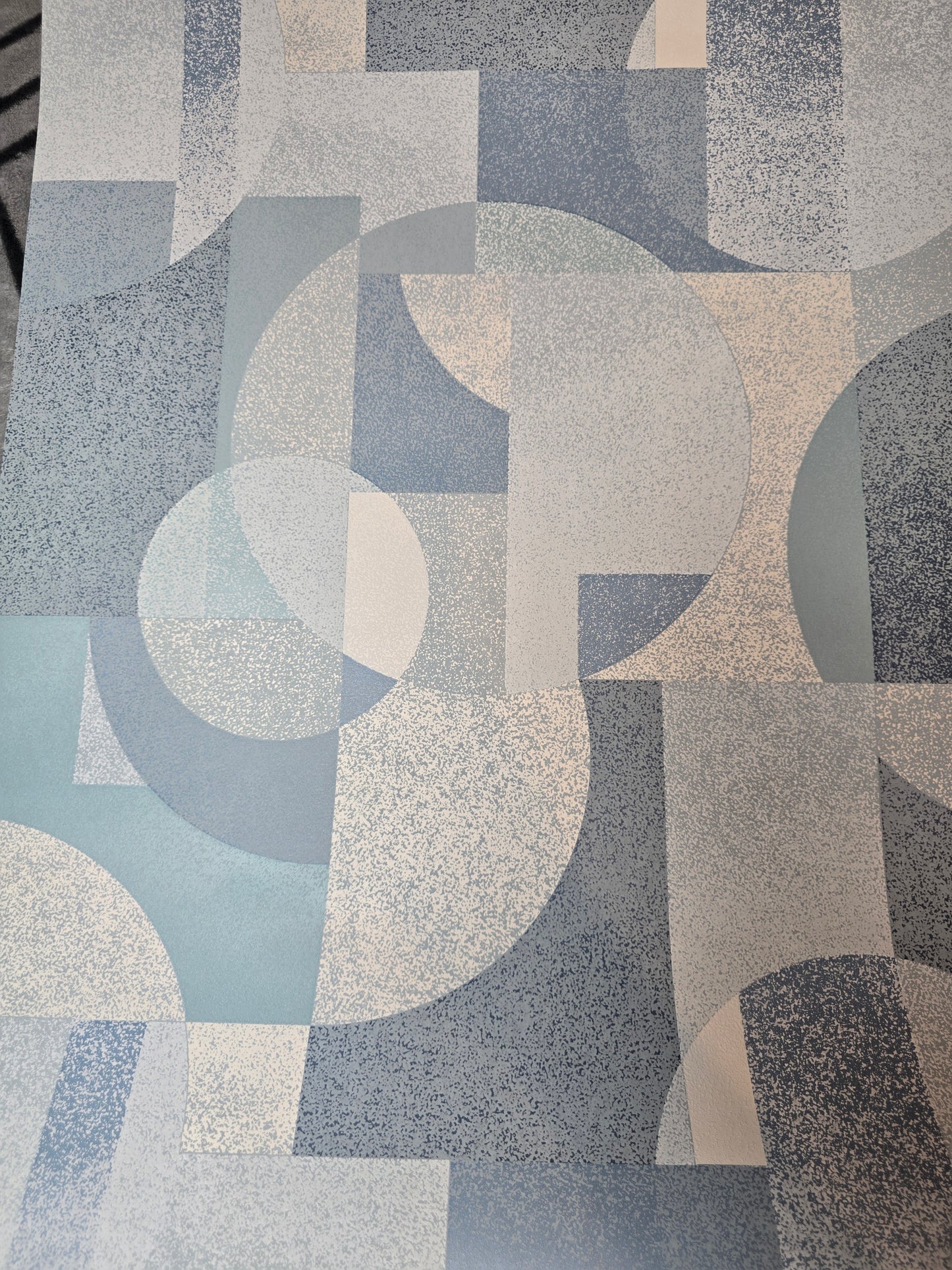 Venn Blue Geometric Circles Wallpaper (65852)