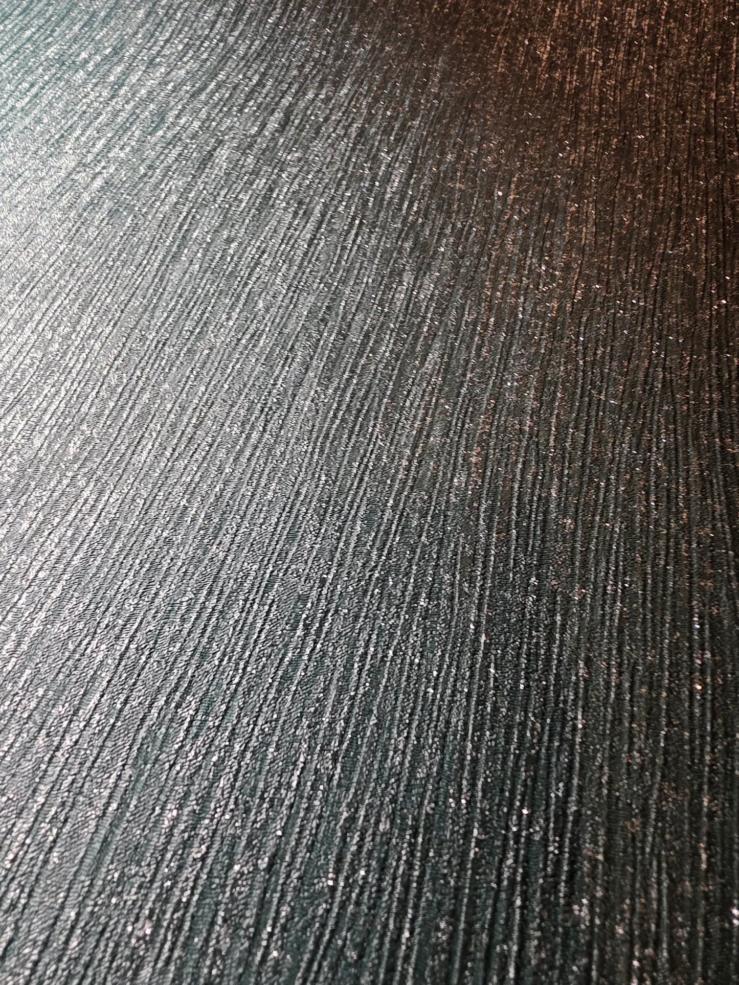 Crystal Green Glitter Vinyl Wallpaper – Luxury Shimmer Plain Textured (9016)